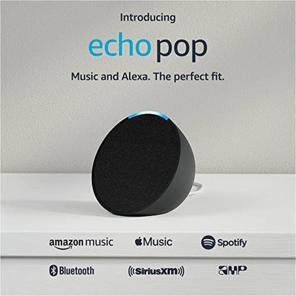 Echo Pop | Full sound compact smart speaker with Alexa | BLACK - Picture 4 of 4